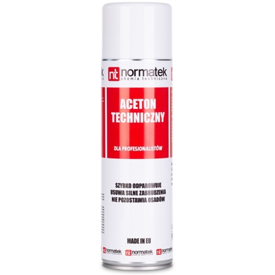 Aceton techniczny spray 500ml Normatek NT1038