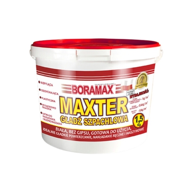 Gładź szpachlowa 1,5kg gotowa Maxter Boramax BOM-MX-GS-1,5