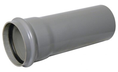 Rura kanalizacyjna PP 50x1000x1,8mm wewnętrzna szara Kanplast KW-RP-05-0-10-00-S