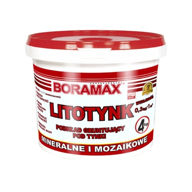 Podkład gruntujący 4kg Litotynk Boramax BO-LT-4 grunt