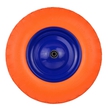 Koło taczki 4.80/4.00-8 poliuretan Geko G71024 kółko pełne pomarańczowe z ośką (1)