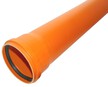 Rura kanalizacyjna PVC 160x2000x4,0mm zewnętrzna pomarańcz SN 4 Kanplast KZ-RV-06-0-20-4W-P (3)