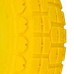 Koło wózka 3.50-4 poliuretan Geko G71026 kółko pełne żółte (3)