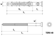 Kołek rozporowy ramowy KPS-FAST-8x120 S (2)