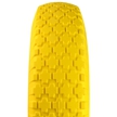 Koło taczki 4.80/4.00-8 poliuretan Geko G71023 kółko pełne żółte z ośką (2)