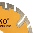 Tarcza diamentowa 125x22,2mm nasyp segment głębokie cięcie Geko G00225 (1)