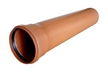 Rura kanalizacyjna PVC 110x1000x3,2mm zewnętrzna pomarańcz SN 8 Kanplast KZ-RV-01-0-10-8W-P (3)