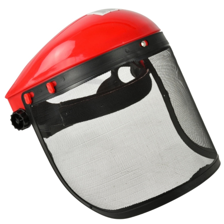 Maska ochronna ze stalową siatką Geko G81069K przyłbica do kos (1)
