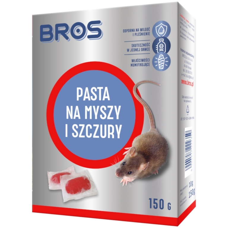 Pasta na myszy i szczury 150g BROS (1)