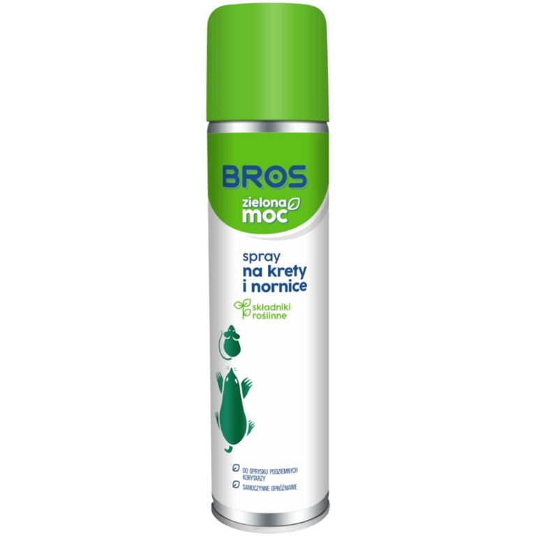 Spray na krety i nornice Zielona Moc 500ml BROS (1)