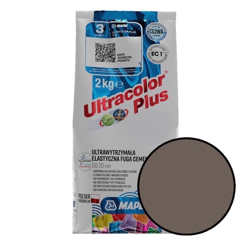 Fuga Ultracolor Plus 2 kg kolor 136 brunatny MAPEI (1)