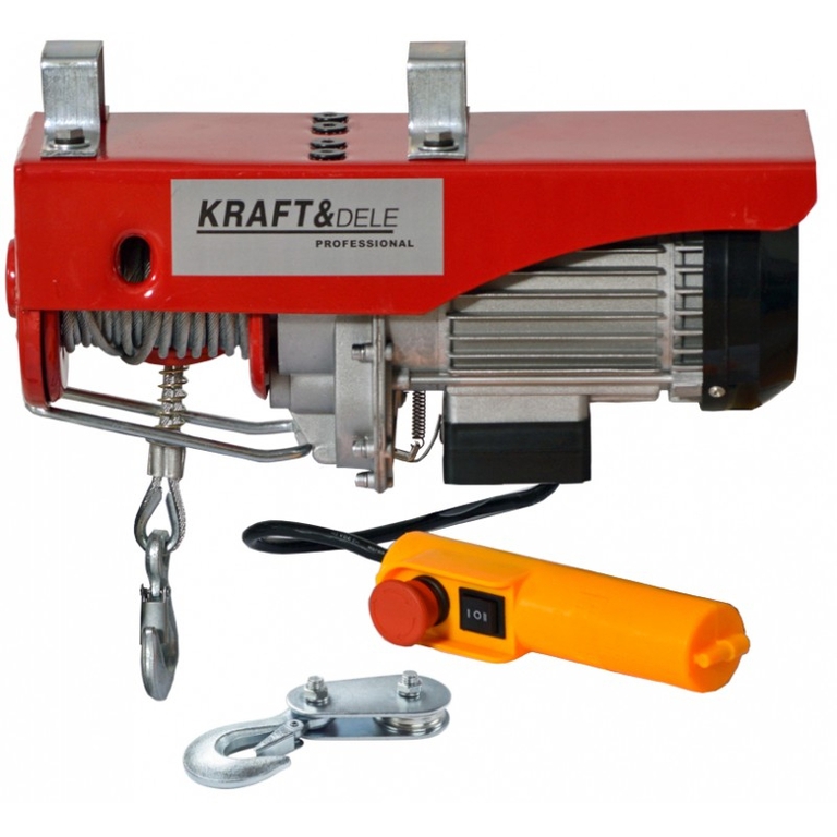 Wyciągarka elektryczna linowa 800 kg 1300 W Kraft&Dele KD1526 wciągarka (1)