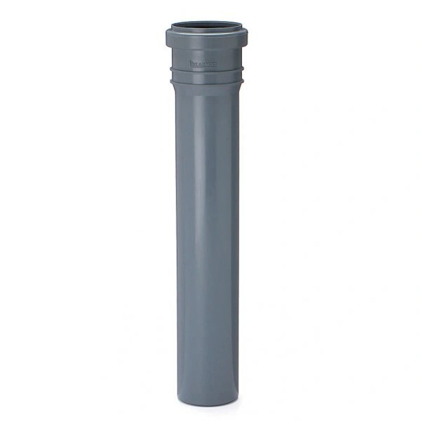 Rura kanalizacyjna PP 40x1000x1,8mm wewnętrzna szara Kanplast KW-RP-04-0-10-00-S (1)
