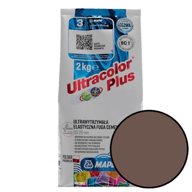 Fuga Ultracolor Plus 2 kg kolor 144 czekolada MAPEI (1)