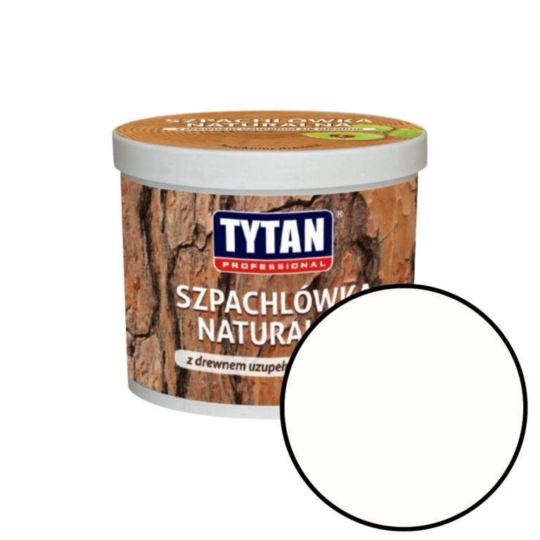 Szpachlówka naturalna do drewna 200g biała Tytan 10022453 (1)