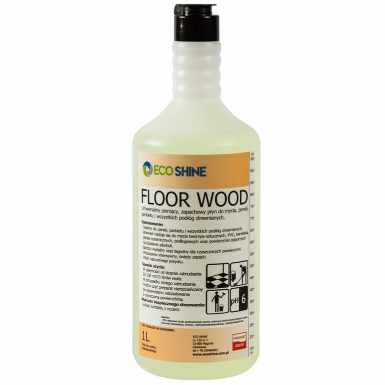 Płyn do mycia podłóg drewnianych 1L Eco Shine Floor Wood (1)