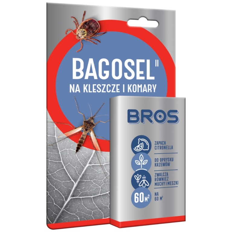 Koncentrat na kleszcze i komary Bagosel 30ml BROS (1)