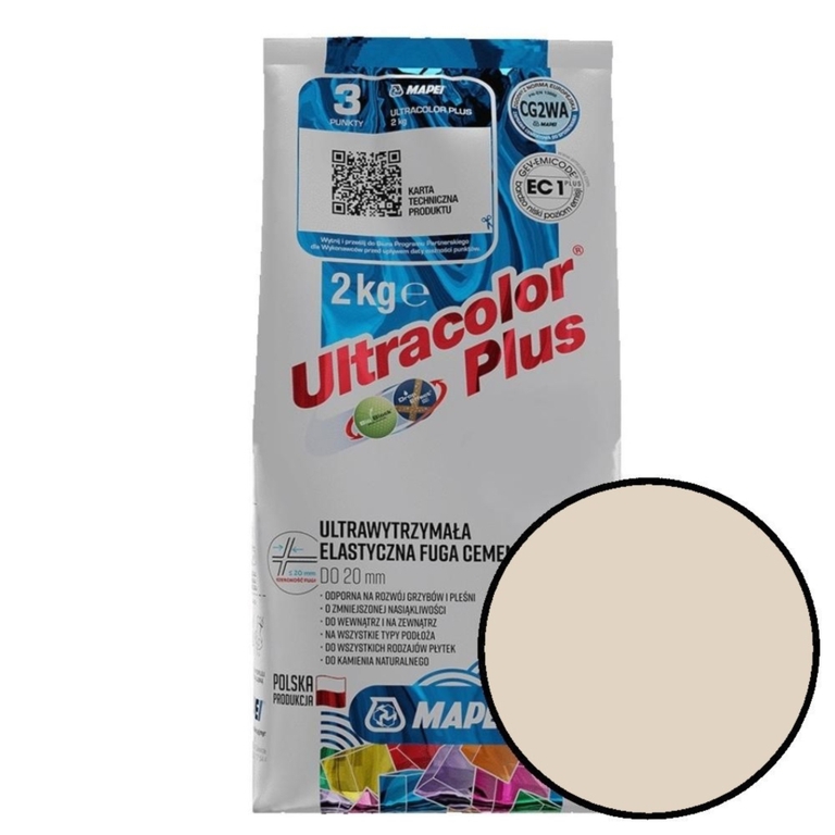 Fuga Ultracolor Plus 2 kg kolor 130 jaśmin MAPEI (1)