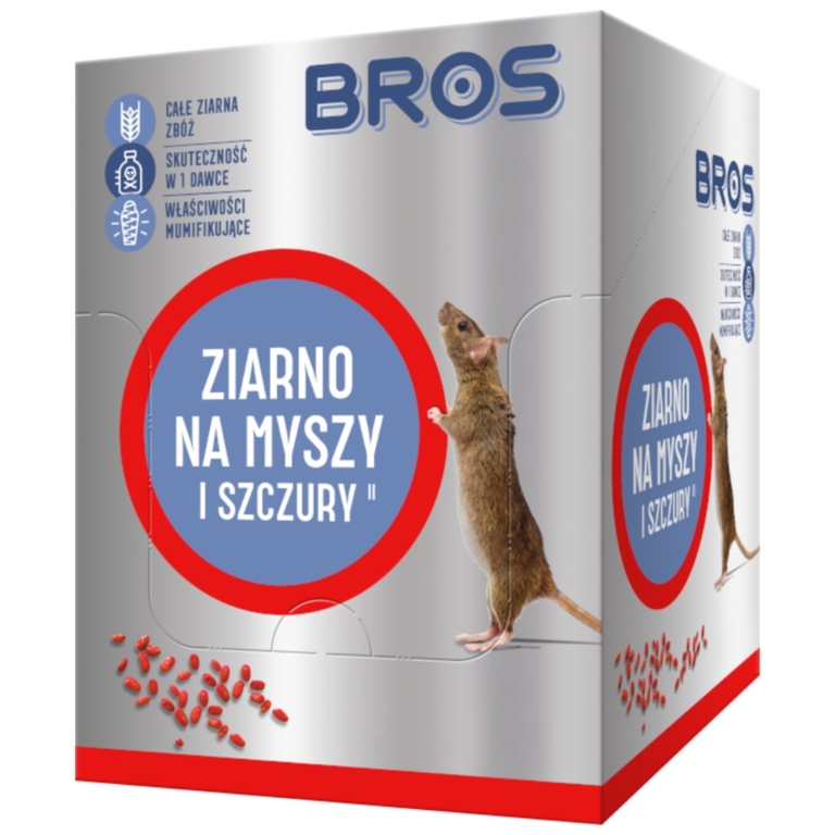 Ziarno na myszy i szczury 140g BROS (1)