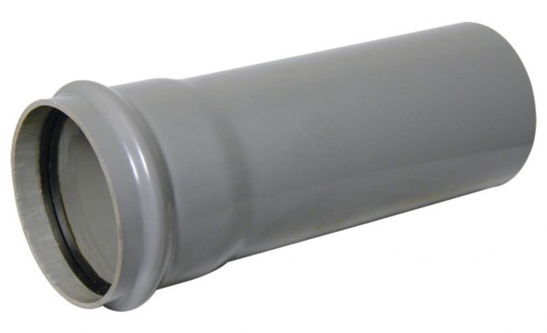 Rura kanalizacyjna PP 110x500x2,7mm wewnętrzna szara Kanplast KW-RP-01-0-05-00-S (1)